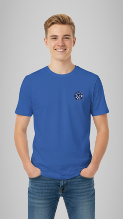 Școala Gimnazială Alexandru Ioan Cuza, Târgu-Mureș - Tricou Basic mânecă scurtă adulți royal Alexandru Ioan Cuza