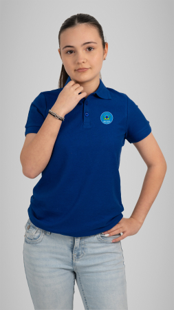 Școala Europeană Andrei Șaguna, Deva - Tricou Basic Polo mânecă scurtă adulți royal Andrei Șaguna Deva