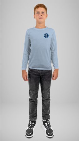 Tricou cu manecă lungă sky blue Nicolae Titulescu Caracal [1]