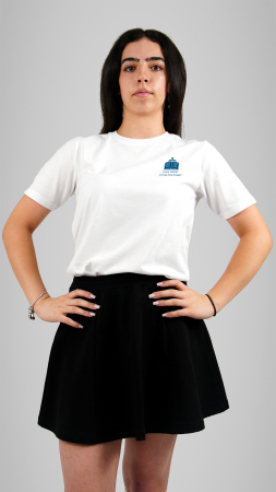 Tricou cu manecă scurtă alb UMFST George Emil Palade [1]