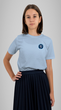 Școala Gimnazială Nicolae Titulescu, Caracal - Tricou cu manecă scurtă sky blue Nicolae Titulescu Caracal