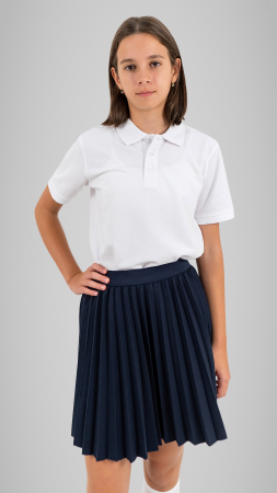 Produse - Tricou Polo cu mânecă scurtă alb