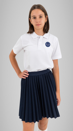 Tricou Polo cu mânecă scurtă alb Alexandru Ioan Cuza [1]