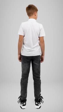 Tricou Polo cu mânecă scurtă alb Liviu Rebreanu [8]