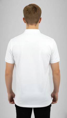 Tricou Polo cu mânecă scurtă alb LPS Focșani [2]