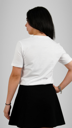 Tricou polo cu manecă scurtă alb UMFST George Emil Palade [2]