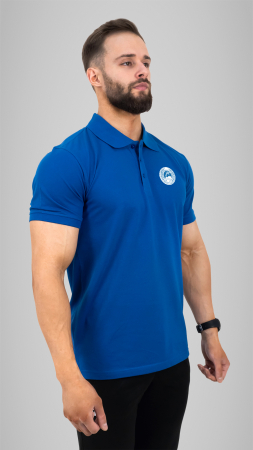 Liceul cu Program Sportiv Focșani - Tricou Polo cu mânecă scurtă albastru LPS Focșani