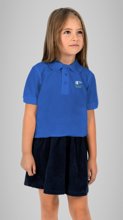 Școala Gimnazială Ciurila, Cluj - Tricou Premium polo cu manecă scurtă royal Școala Gimn. Ciurila Cluj