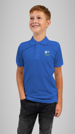 Tricou Premium polo cu manecă scurtă royal Școala Gimn. Ciurila Cluj [2]