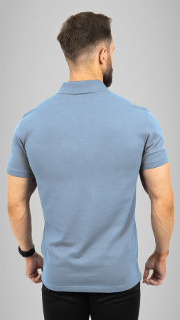 Tricou polo cu manecă scurtă sky blue LPS Galați [2]