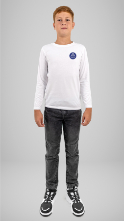 Tricou Premium cu manecă lungă alb Omega TG Mures [1]