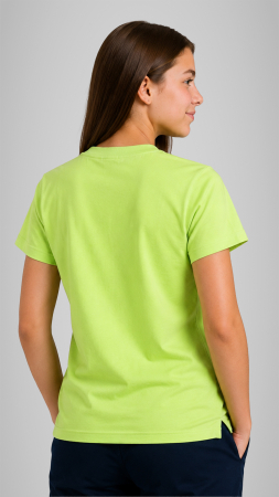 Tricou Premium cu manecă scurtă verde lime Nicolae Iorga Sibiu [2]