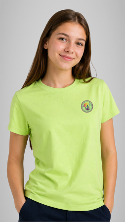 Școala Gimnazială Nicolae Iorga, Sibiu - Tricou Premium cu manecă scurtă verde lime Nicolae Iorga Sibiu