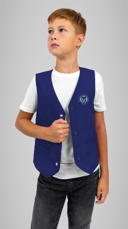 Școala Gimnazială Alexandru Ioan Cuza, Târgu-Mureș - Vestă școlară navy Alexandru Ioan Cuza