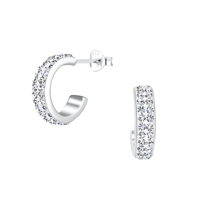 Cercei Half Hoop Crystal [1]