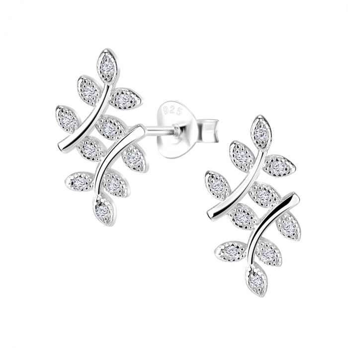 Cercei Olive Leaf Cubic Zirconia [1]