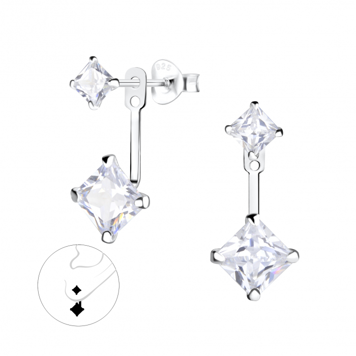 Cercei Square Cubic Zirconia [1]