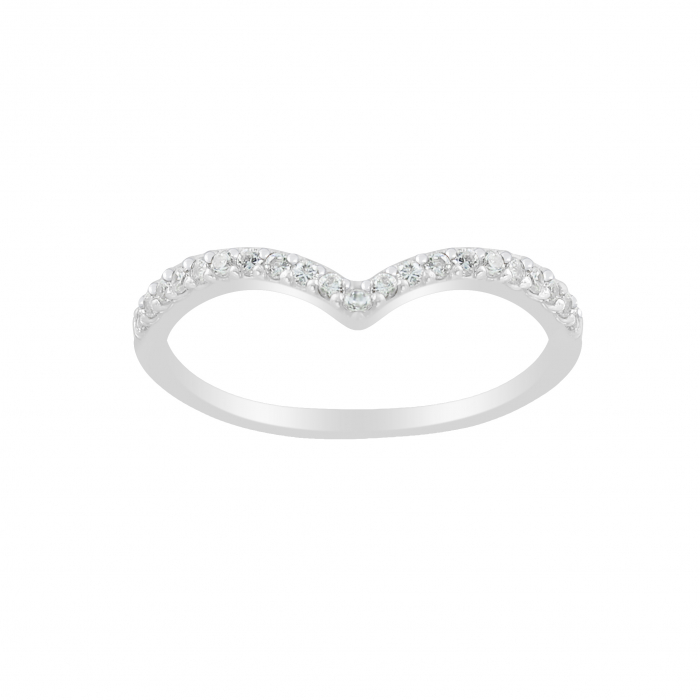 Inel Chevron Cubic Zirconia [1]