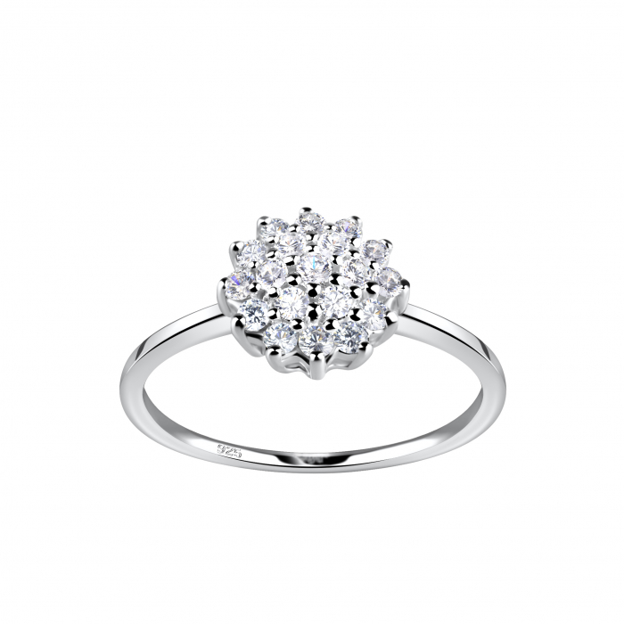 Inel Flower Cubic Zirconia [1]