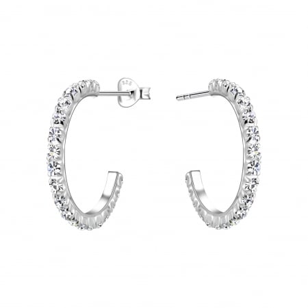 CERCEI - Cercei Half Hoop Crystal