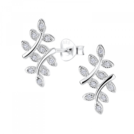 CERCEI - Cercei Olive Leaf Cubic Zirconia