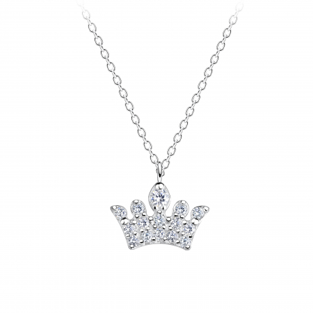 COLIERE - Colier Crown Cubic Zirconia