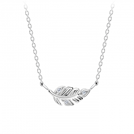 COLIERE - Colier Leaf Cubic Zirconia