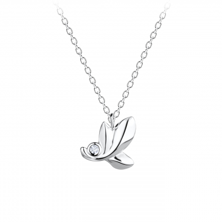COLIERE - Colier Leaf Cubic Zirconia