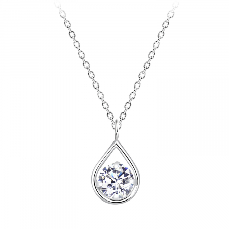 COLIERE - Colier Tear Drop Cubic Zirconia