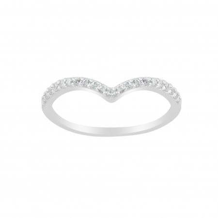 INELE - Inel Chevron Cubic Zirconia