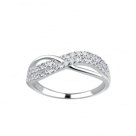 INELE - Inel Twisted Cubic Zirconia