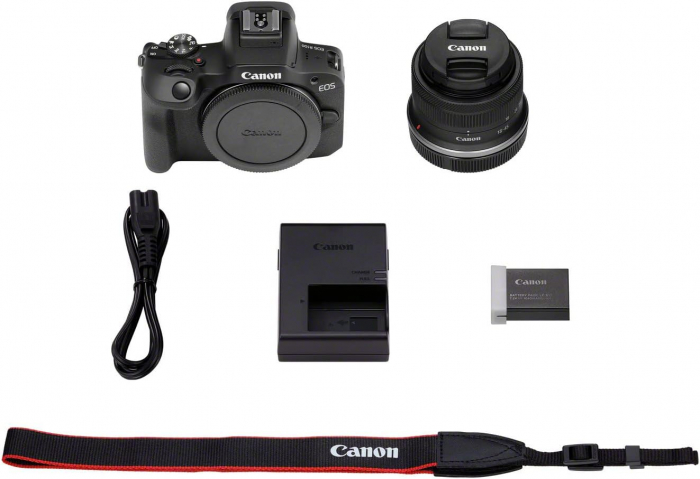 Aparat foto Mirrorless Canon EOS R100 + RF-S 18-45mm f/4.5-6.3 IS STM [2]