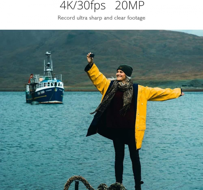Camera sport Akaso EK7000 Pro, 4K/25FPS, 20MP, waterproof [5]