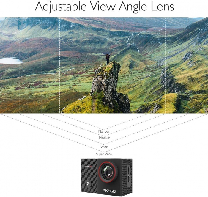 Camera sport Akaso EK7000 Pro, 4K/25FPS, 20MP, waterproof [6]