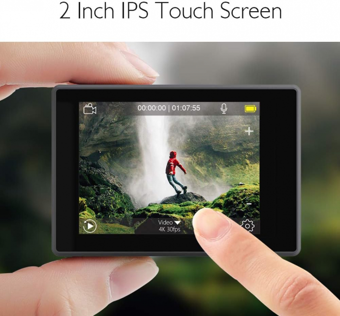 Camera sport Akaso V50 Elite, 4K/60FPS, 20 MP, rezistenta la apa 40m [4]