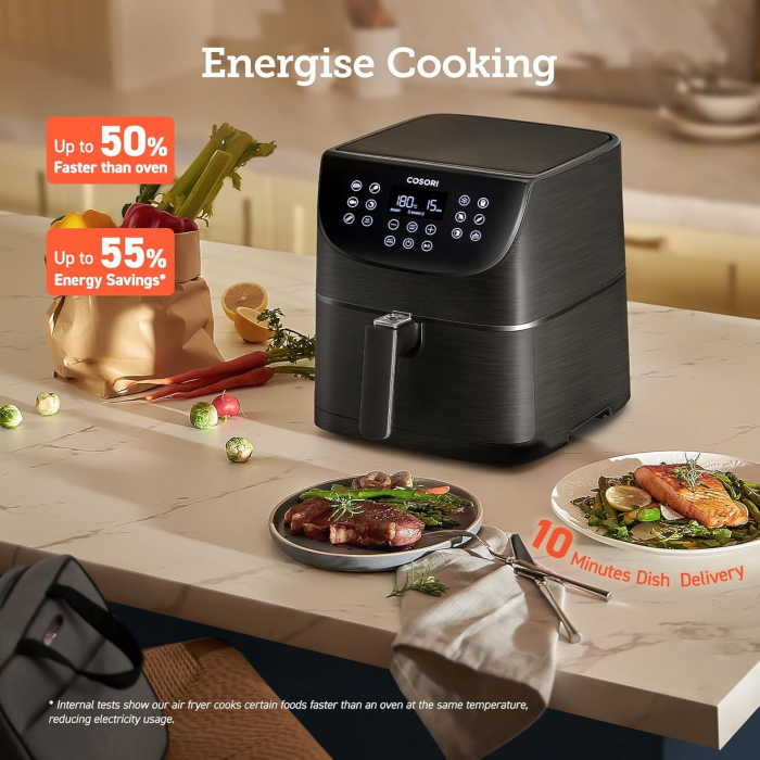 COSORI Air Fryer CS 158-RXB 1700 W 5.5 Litri 13 Programe Negru [2]