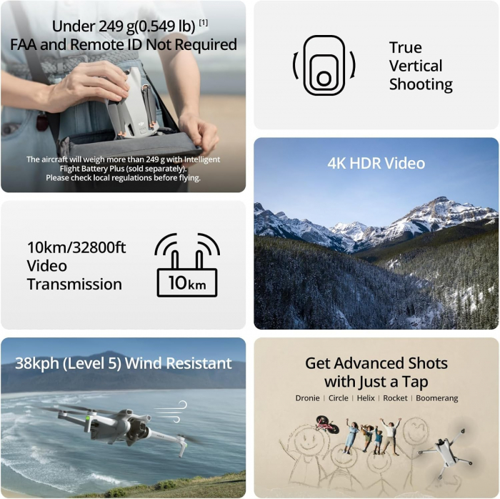 Drona DJI Mini 3 Fly More Combo + Smart Controller [7]