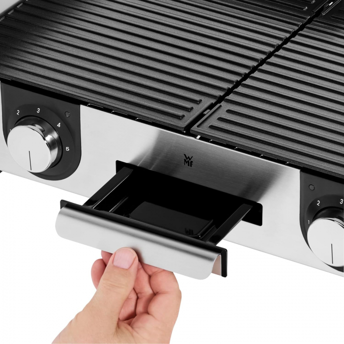 Gratar electric WMF Lono Master Grill 415280011, 2400W, Argintiu-Negru [8]