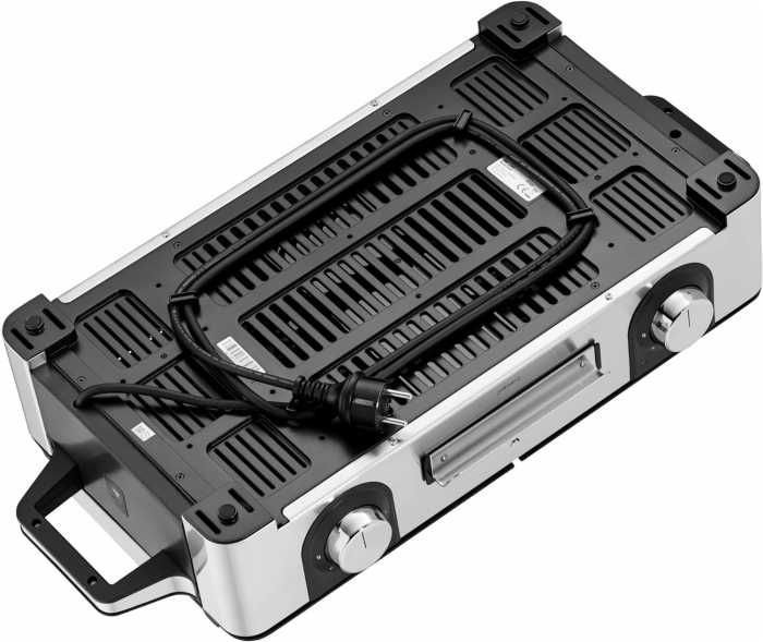 Gratar electric WMF Lono Master Grill 415280011, 2400W, Argintiu-Negru [6]
