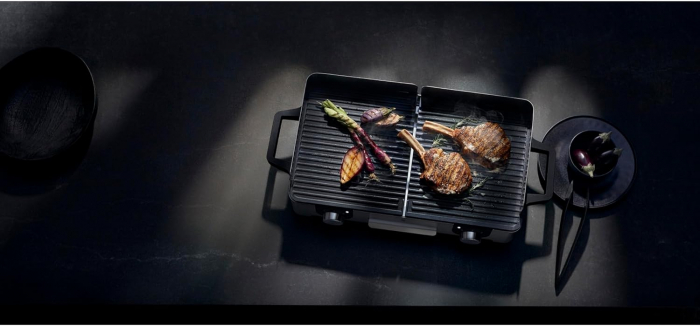 Gratar electric WMF Lono Master Grill 415280011, 2400W, Argintiu-Negru [9]