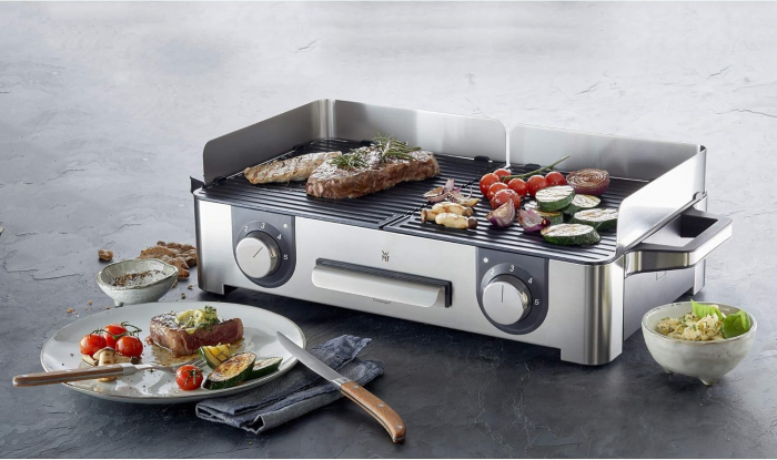 Gratar electric WMF Lono Master Grill 415280011, 2400W, Argintiu-Negru [10]