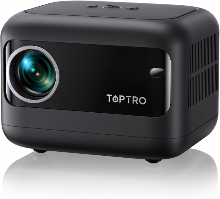 Mini Videoproiector TOPTRO TR25, Full HD 1080P, 8500 lumeni 5G WiFi Bluetooth Home Cinema, portabil cu afisaj de 240 inchi [1]