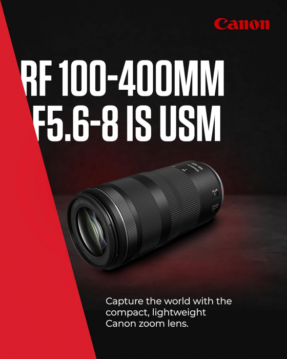 Obiectiv Canon RF 100-400mm F5.6-8 IS USM [6]