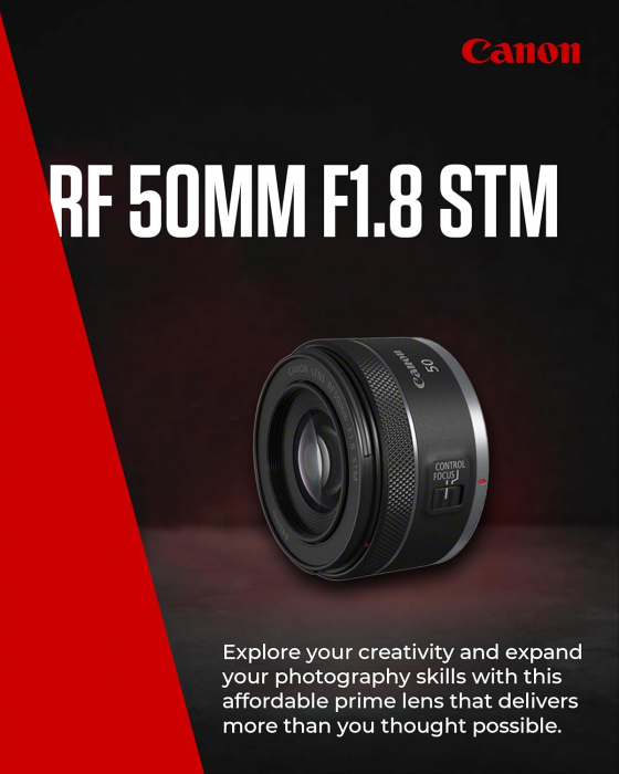 Obiectiv Canon RF 50mm f/1.8 IS STM [10]