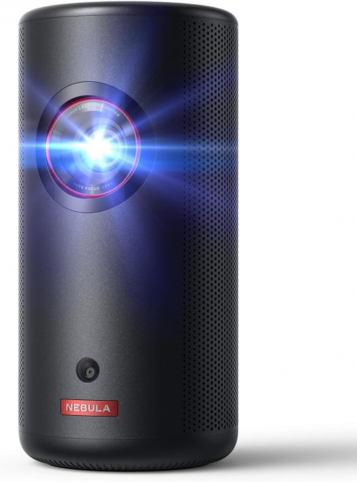Proiector video portabil Anker Nebula Capsule 3 Laser, 1080p, WiFi, 300 ANSI-Lumen, Dolby Digital [1]