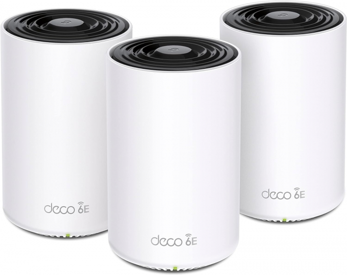 Sistem Wi-Fi Mesh Tp-Link Deco XE75(3-pack), AXE5400, Tri-Band Gigabit, Wi-Fi 6E [1]
