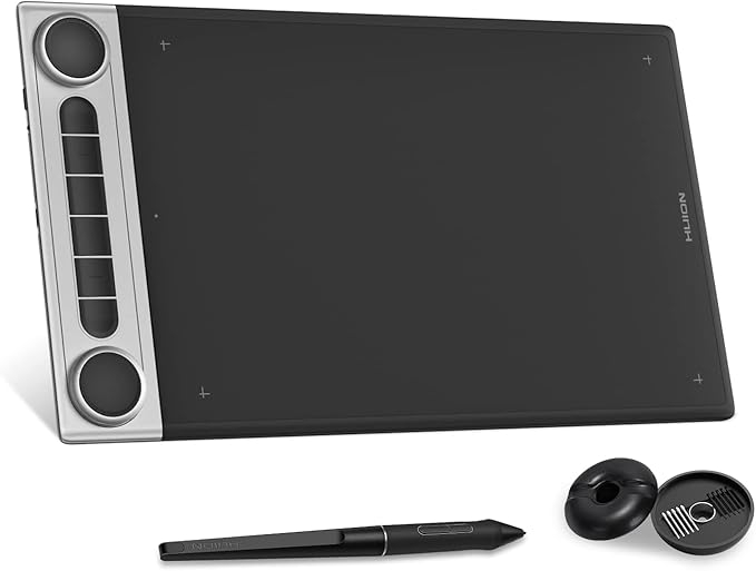 Tableta grafica HUION Inspiroy Dial 2 Bluetooth wireless dual-drive fara baterie fara baterie PW517 [1]