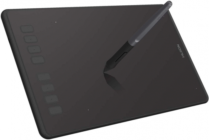 Tableta grafica Huion Inspiroy H950P, 8.7x5.4", 8 taste rapide, 266 PPS, 8192 niveluri presiune, PW100 Pen fara baterie, TILT ±60°, include 8 varfuri rezerva [1]