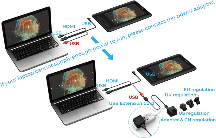 Tableta grafica XP-PEN Artist 12, 11.6" FHD, 8192 niveluri presiune, include Artrage 5, Manusa, 8 varfuri de rezerva [7]