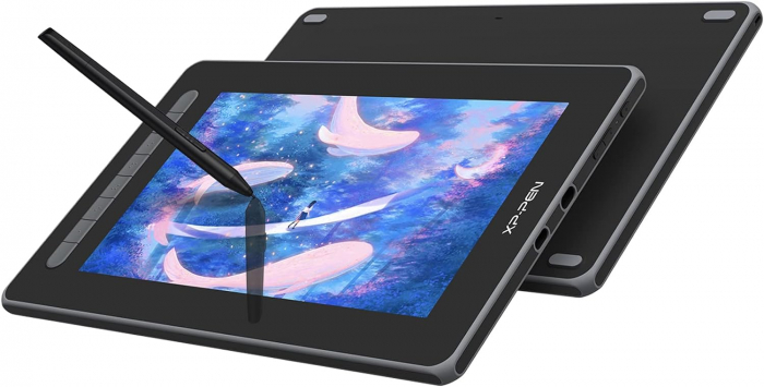 Tableta grafica XP-PEN Artist 12 GEN 2, 11.9" FHD Laminat, TILT, USB Type-C, 94% RGB, include Pen X3 Elite, Manusa, 10 varfuri de rezerva, Negru [1]